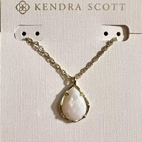 Kendra Scott Kiri Teardrop Pendant - Ivory Pendant - Picture 1 of 6